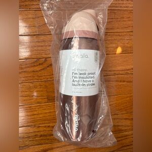 Owala Insulated Water Bottle with Straw - Rose Gold